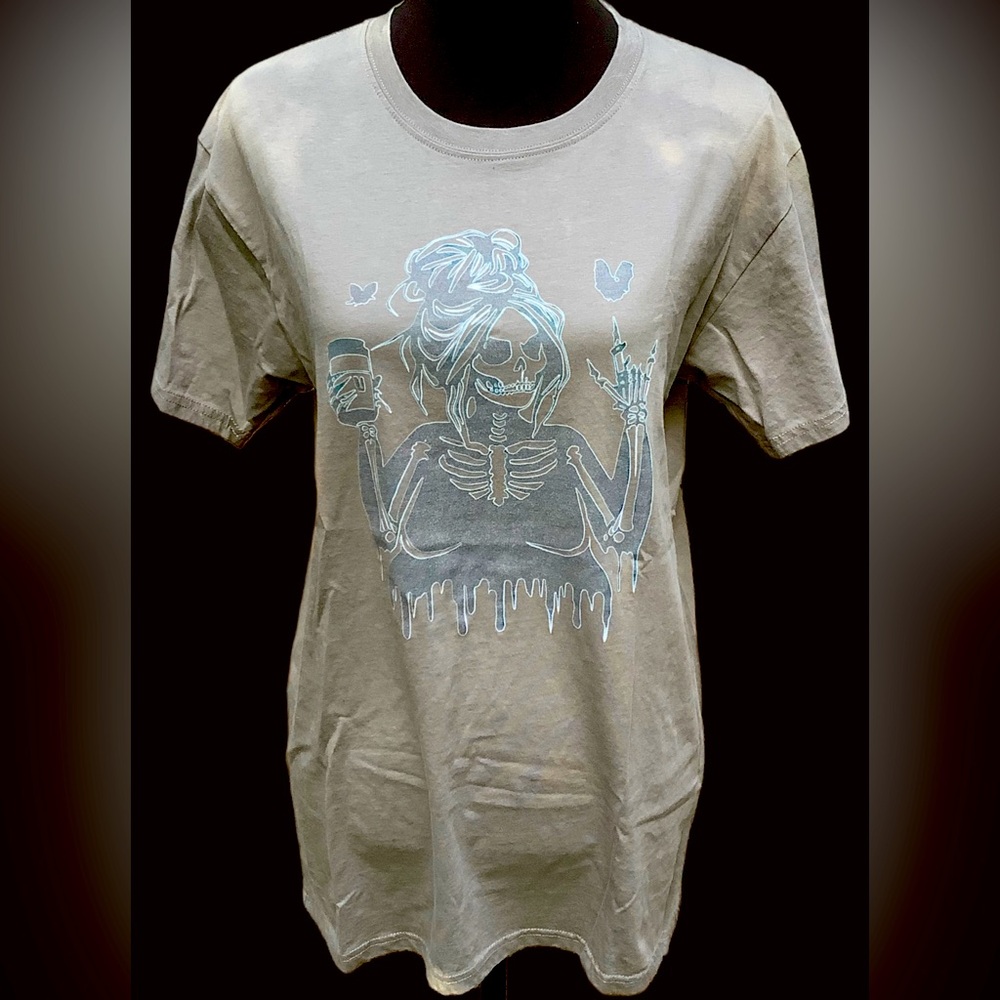 Thic Coffee Momma Direct to Garment Printed T-Shirt Adult Size Medium